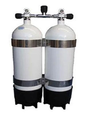 Faber Scuba Cylinder 232 Bar Doubles- Twin set, Technical Diving Tasmania
