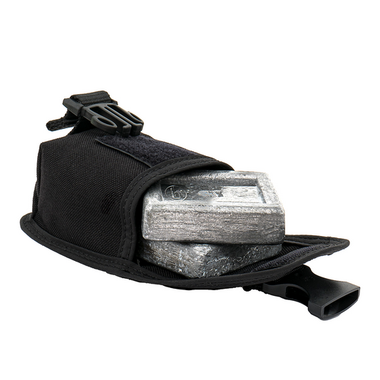 DIVE RITE WEIGHT POCKET - TRAVEL 4 LB SLIDE/VELCRO COMBO