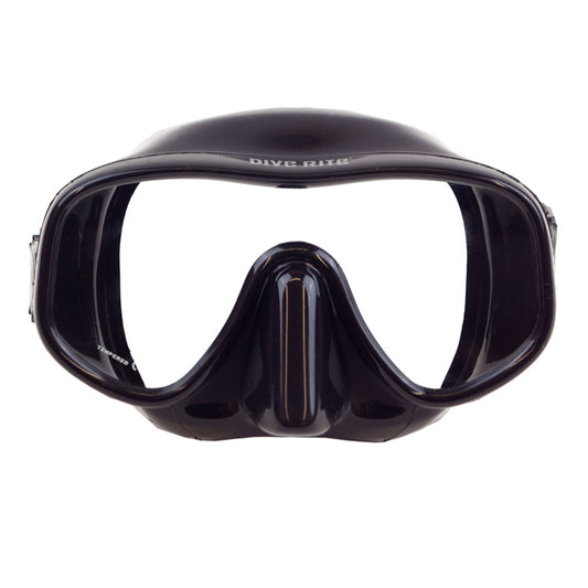 DIVE RITE Mask - 150 Frameless - Black  W/ Box