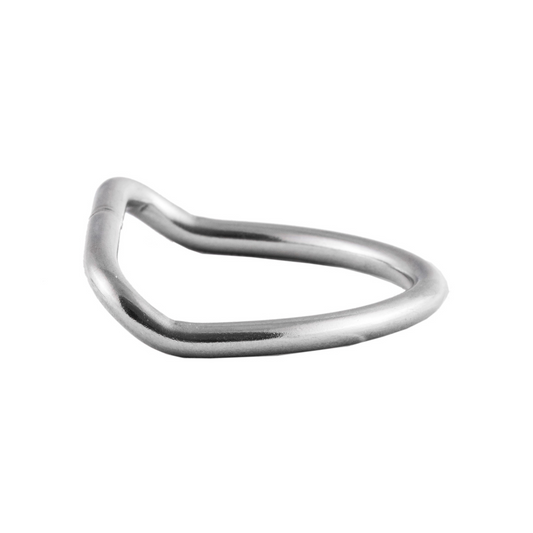 DIVE RITE RING - "D" - 2" - STAINLESS BENT 3/16"