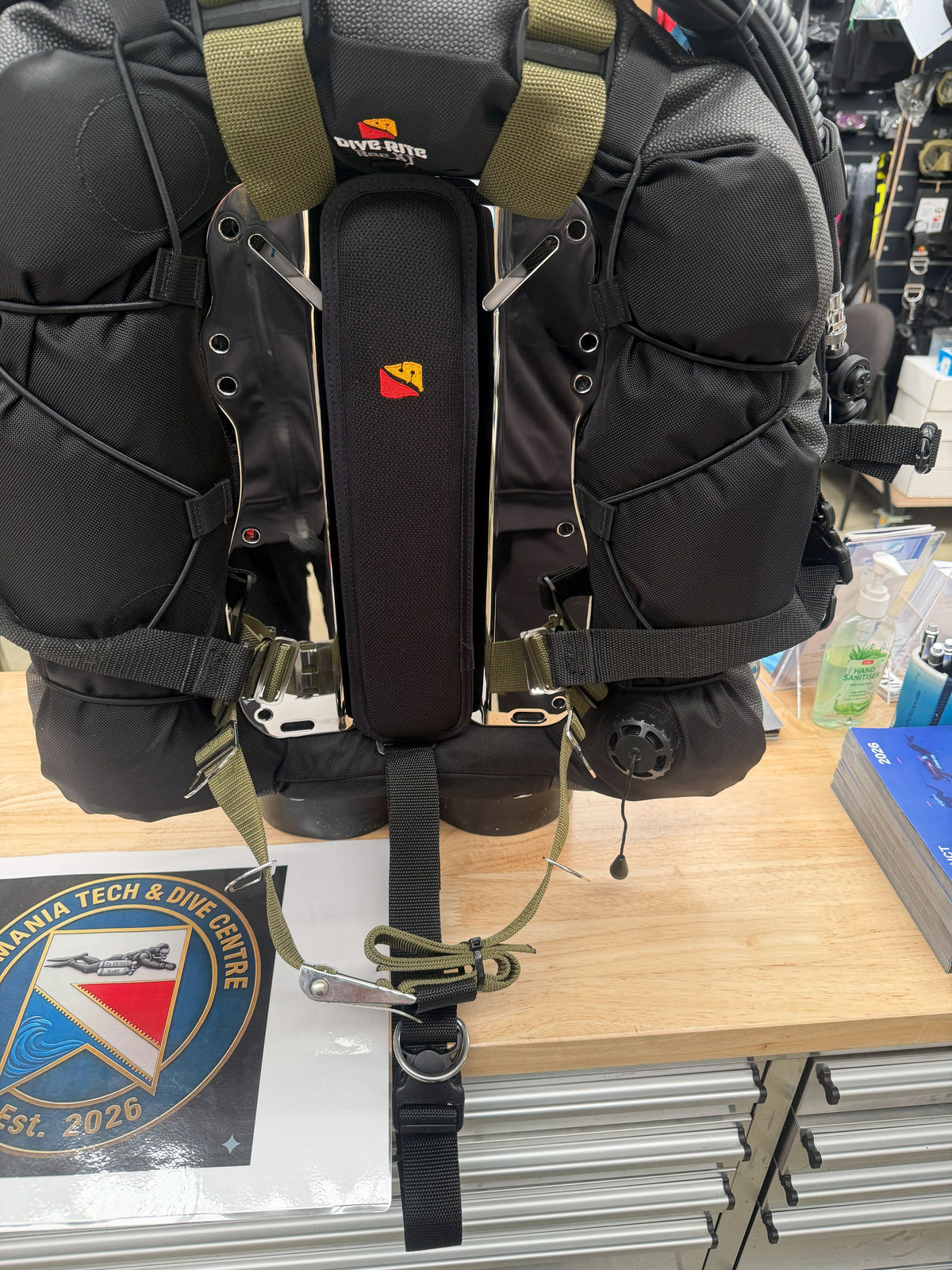 DIVE RITE Transplate REC XT wing Single/ Doubles package Technical Diving Tasmania