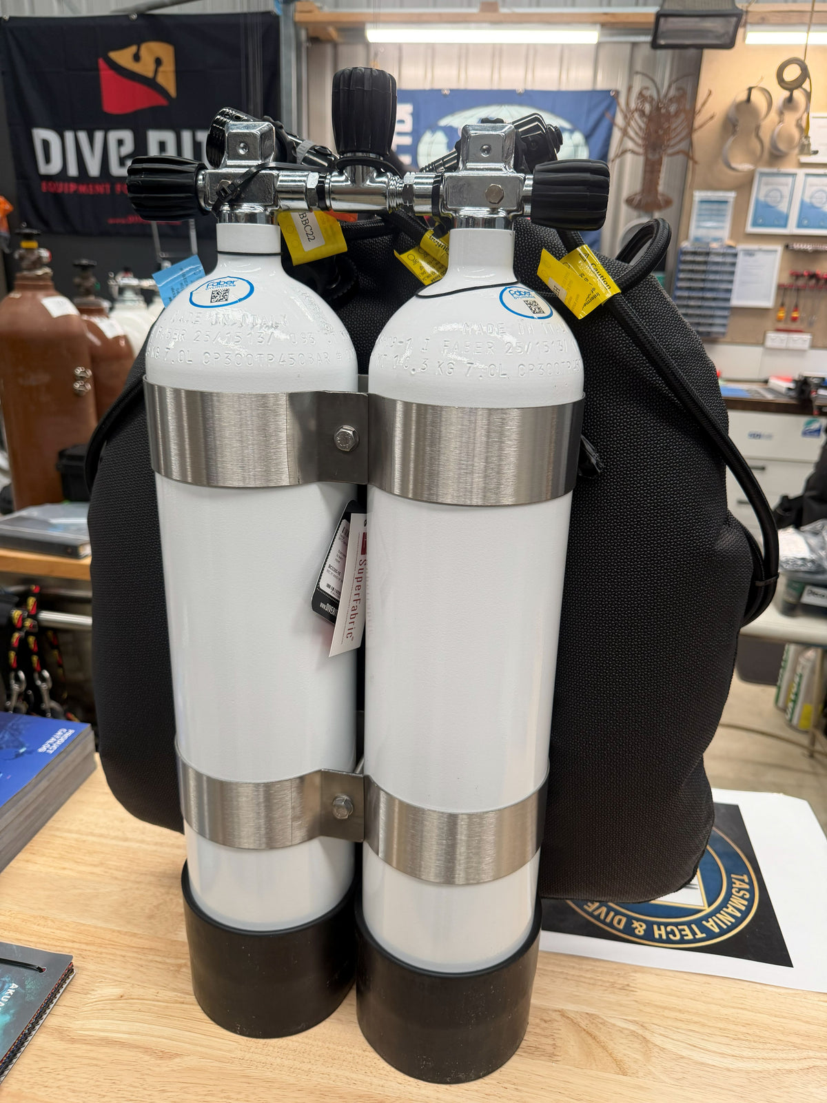 DIVE RITE Transplate REC XT wing Single/ Doubles package Technical Diving Tasmania