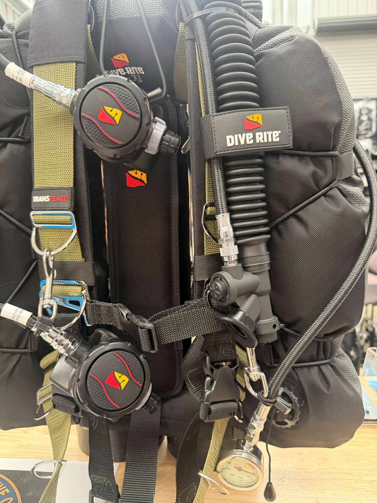DIVE RITE Transplate REC XT wing Single/ Doubles package Technical Diving Tasmania