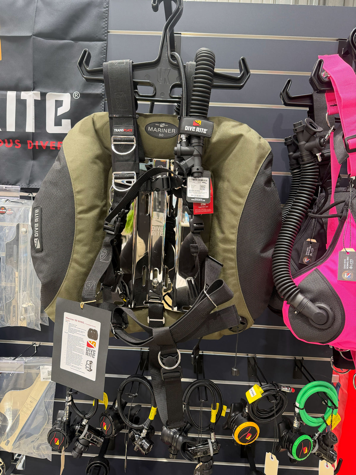 DIVE RITE Transplate Mariner 50 Doubles Package, Technical Diving Tasmania