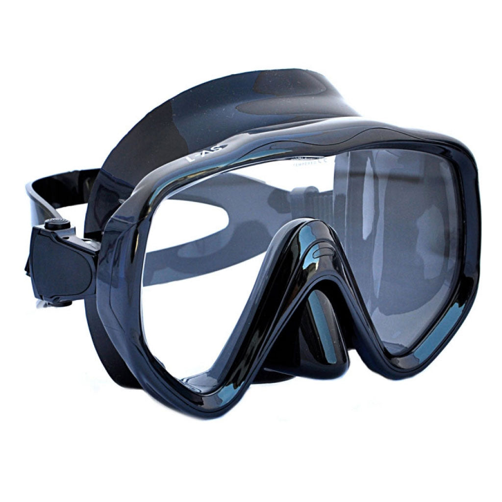 SCUBA Masks SV-1 Black Silicone Black