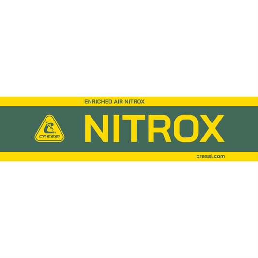 Cylinder Enriched Air Nitrox Sticker, Technical Diving Tasmania