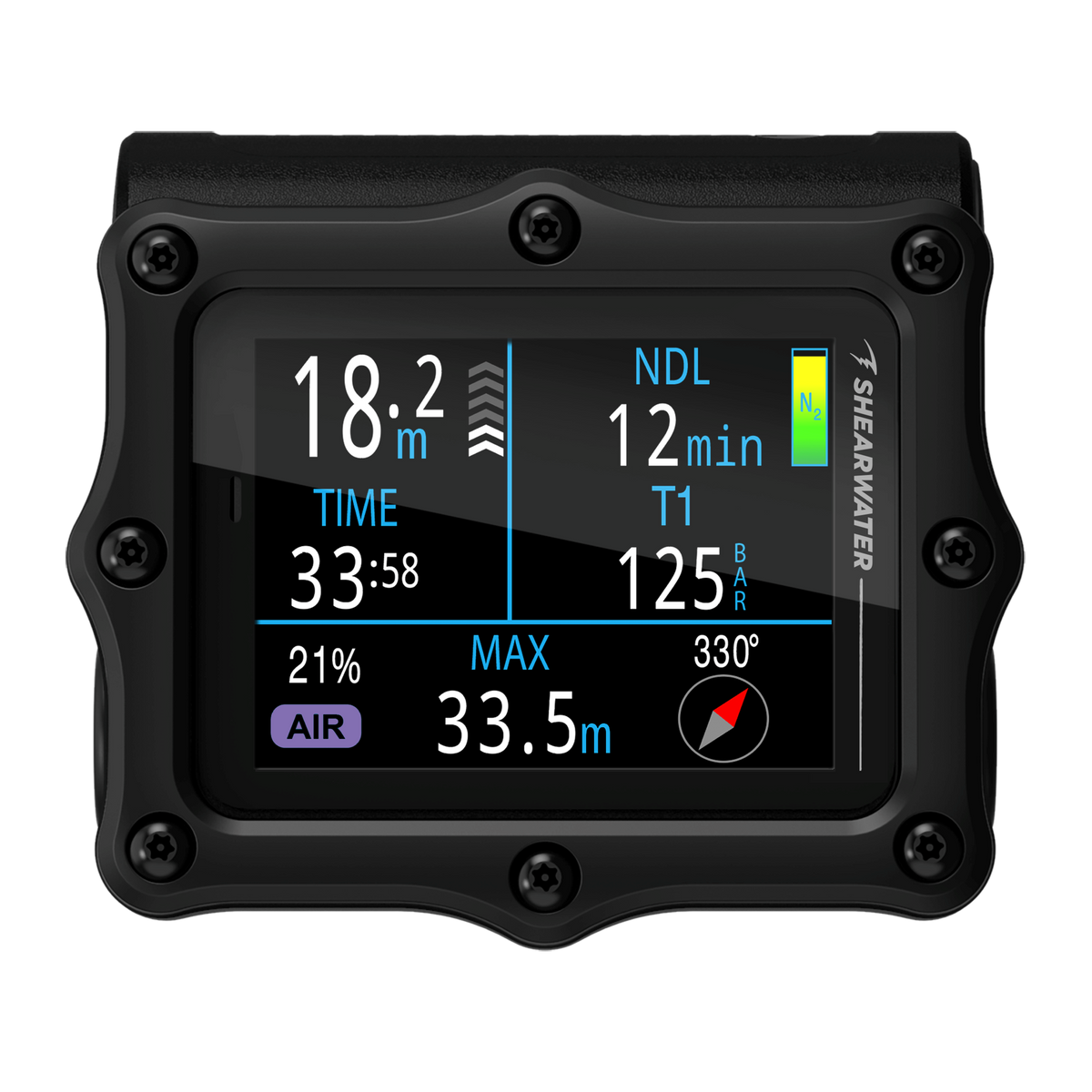 Shearwater Perdix 3,
Technical Diving Tasmania