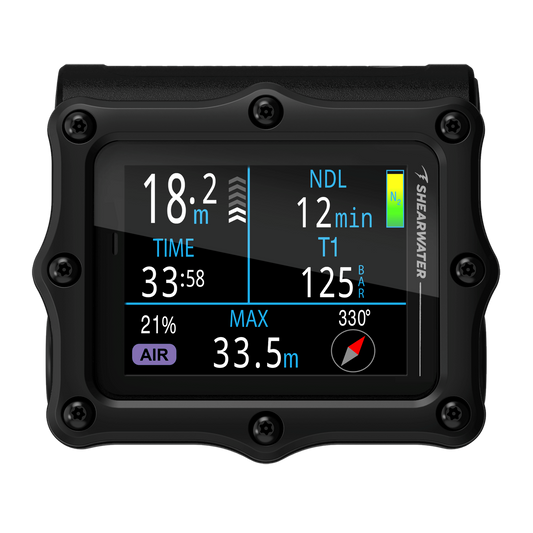 Shearwater Perdix 3,
Technical Diving Tasmania