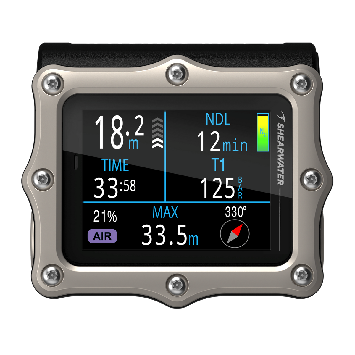 Shearwater Perdix 3,
Technical Diving Tasmania