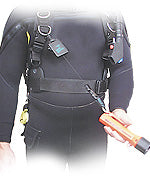 Flashlight / Camera Retractor with S/S Clip