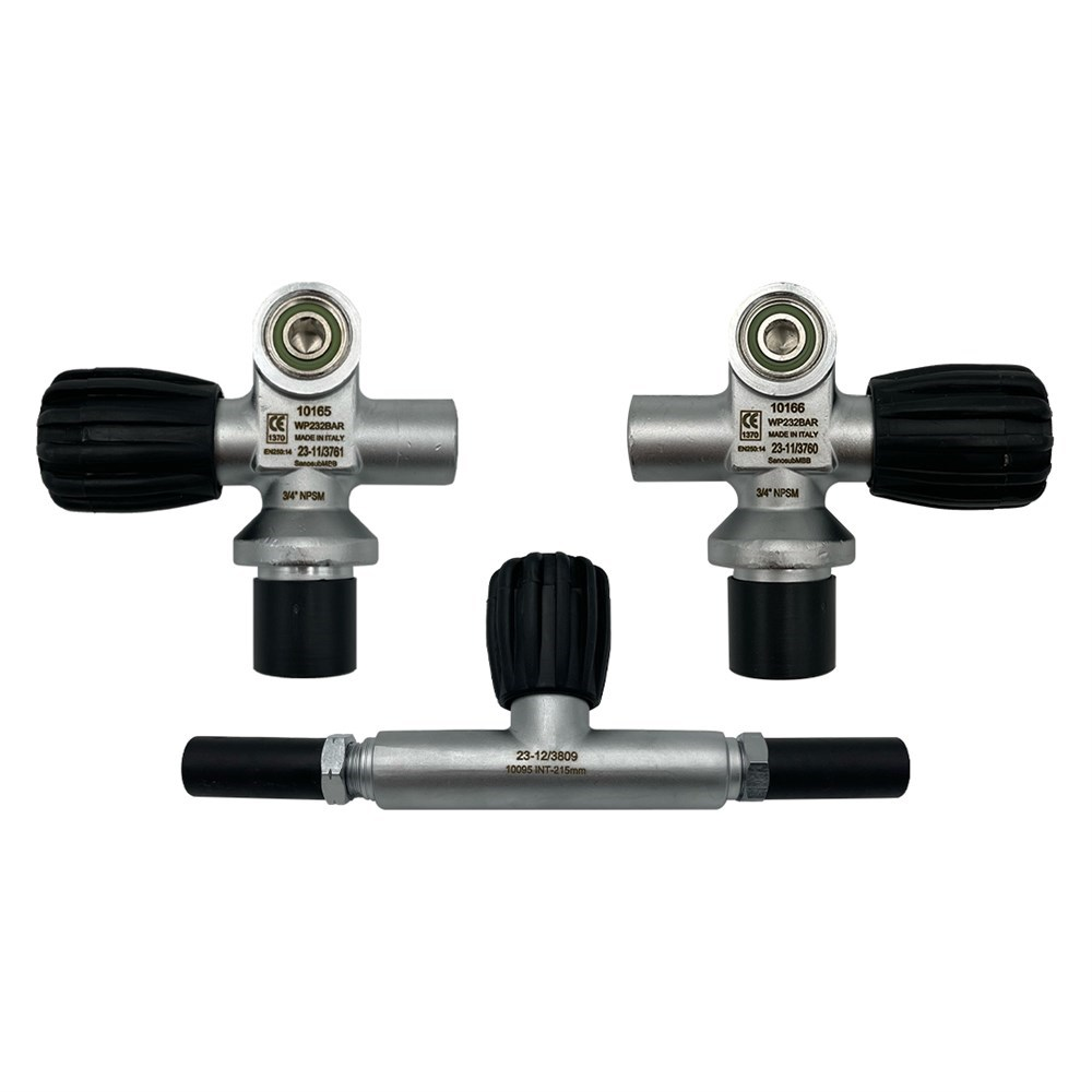 SAN-O-SUB Cylinder Complete Manifold, Technical Diving Tasmania