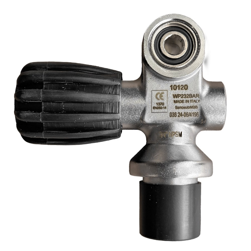 SAN-O-SUB Cylinder Sidemount Valve (standard), Technical Diving Tasmania