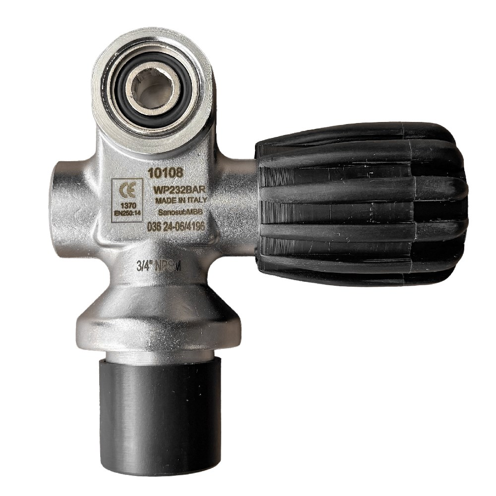 SAN-O-SUB Cylinder Sidemount Valve (standard), Technical Diving Tasmania