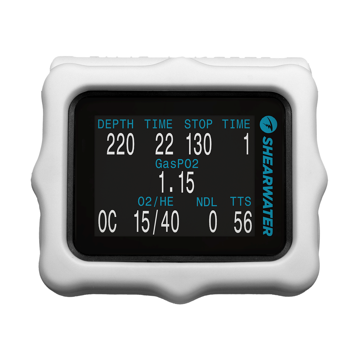 Shearwater Perdix Silicone Case, Technical Diving Tasmania