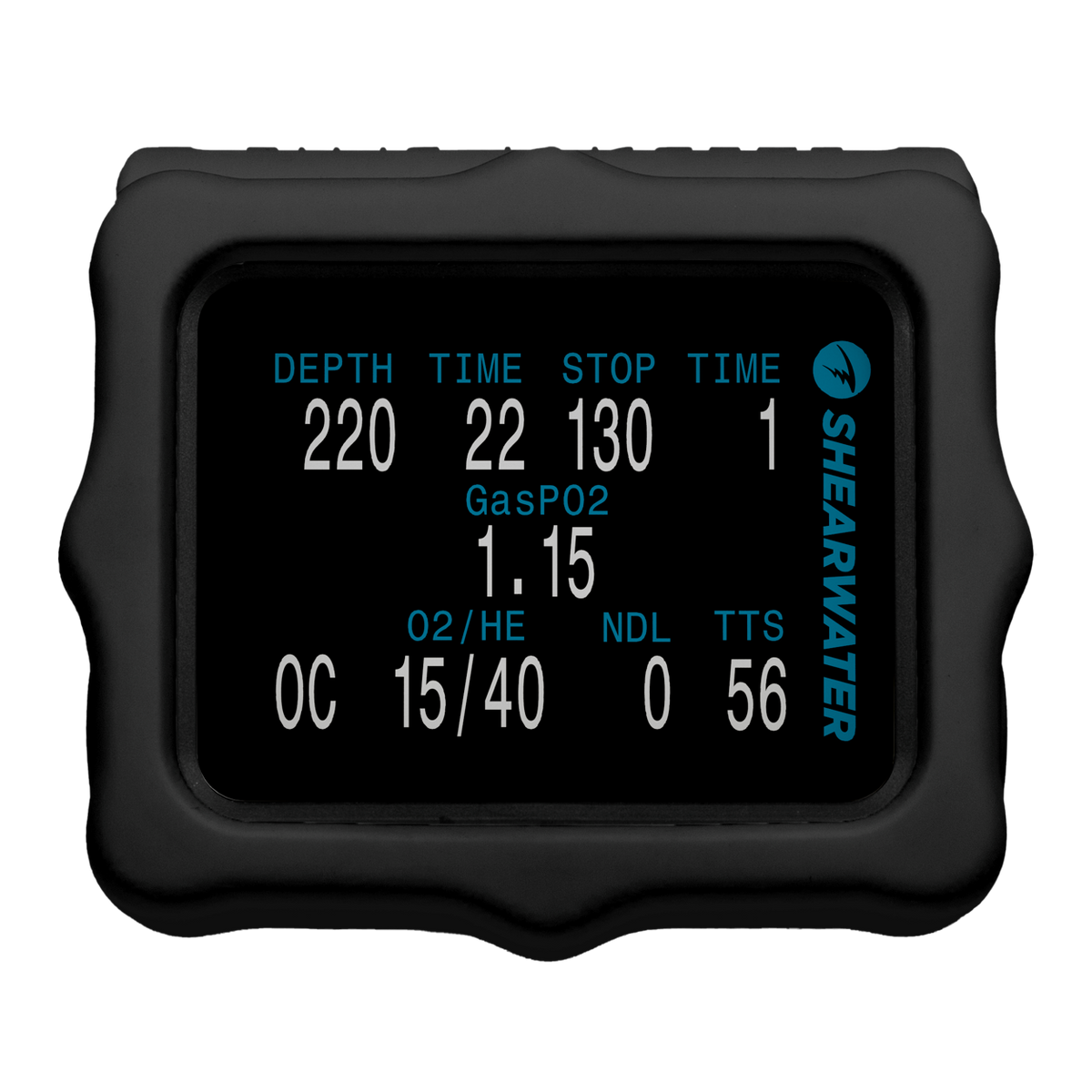 Shearwater Perdix Silicone Case, Technical Diving Tasmania