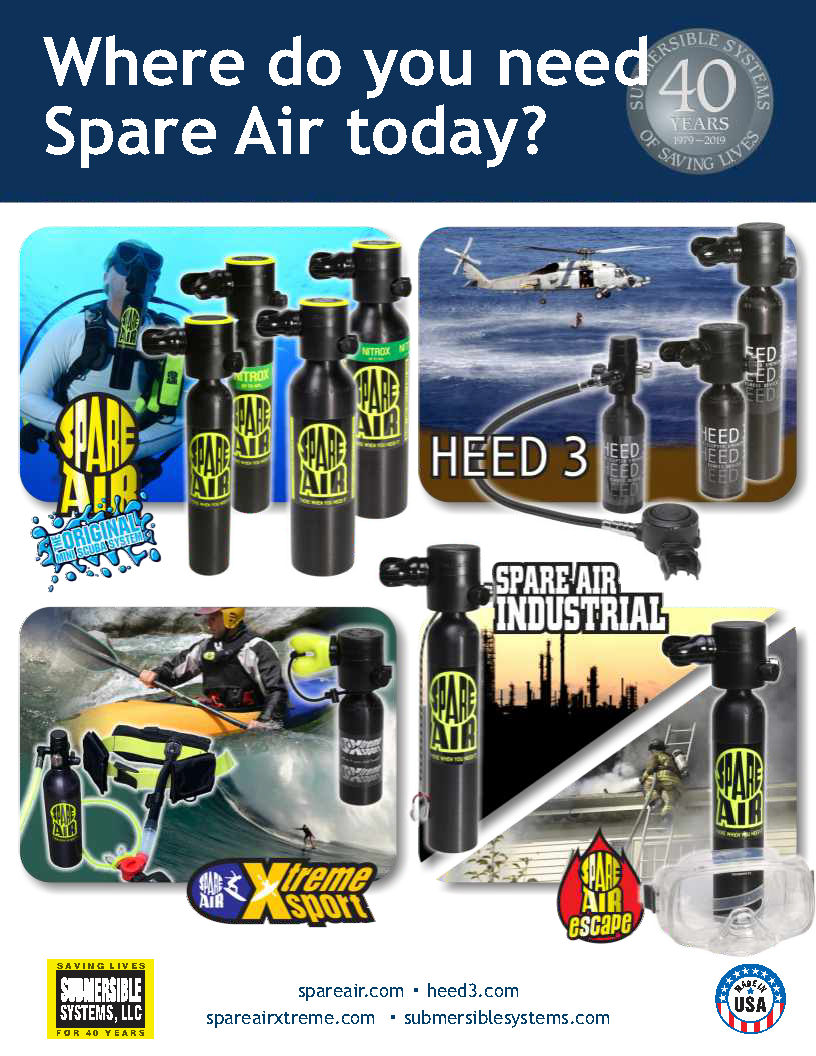 Spare Air 300, TECHNICAL DIVING TASMANIA
