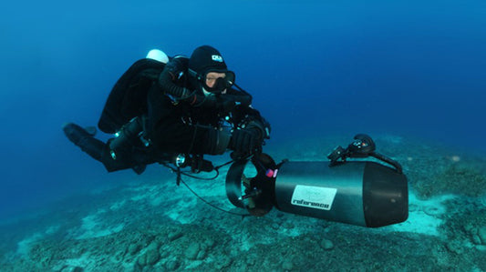 TDI Diver Propulsion Vehicle (DPV) Diver