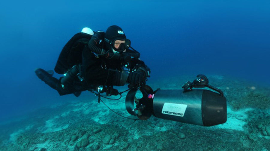 TDI Diver Propulsion Vehicle (DPV) Diver