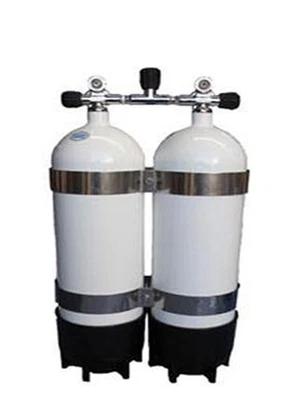 Faber Scuba Cylinder 232 Bar Doubles- Twin set, Technical Diving Tasmania