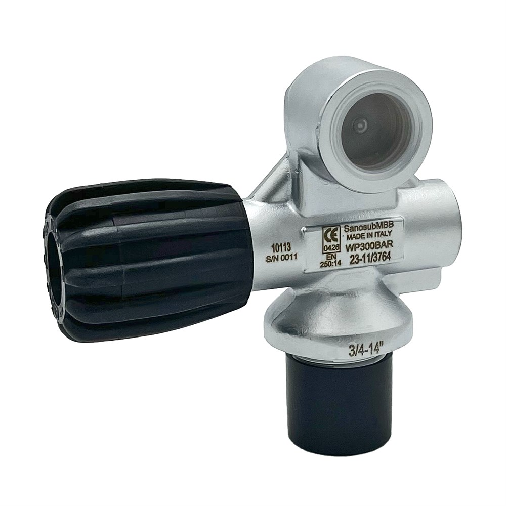 SAN-O-SUB Cylinder valve (Standard), Technical Diving Tasmania