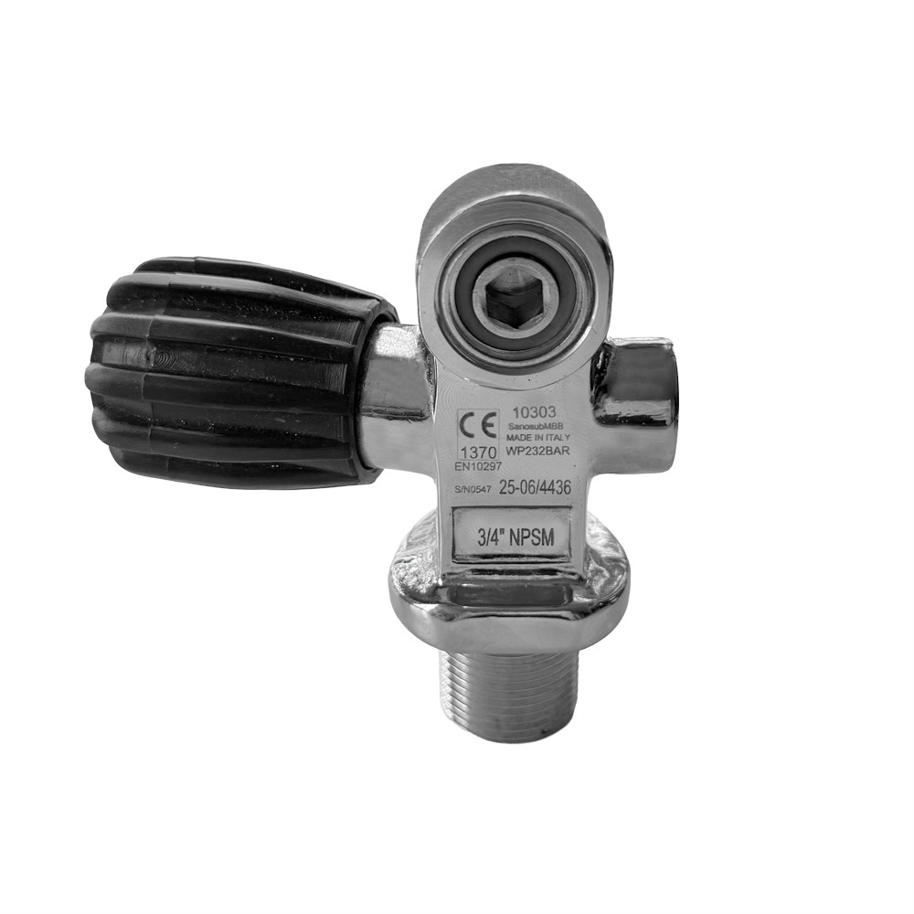 SAN-O-SUB Cylinder valve (Standard), Technical Diving Tasmania