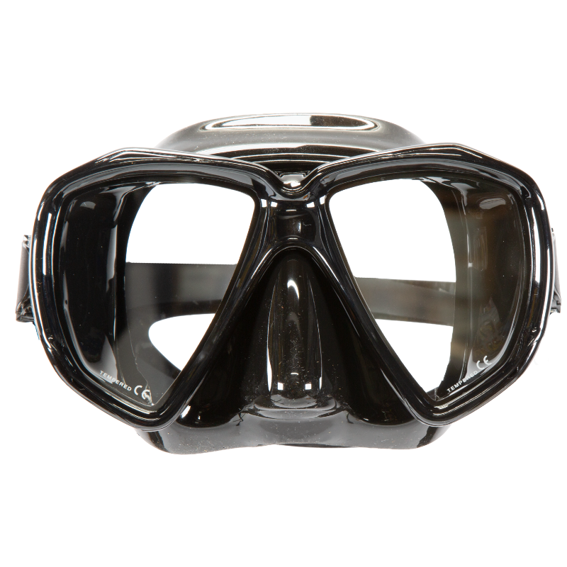SCUBA Masks SV-2 Black Silicone