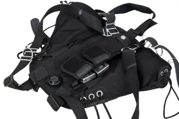 DIVE RITE Nomad Ray Sidemount System Black - W/ Bailout Bladder