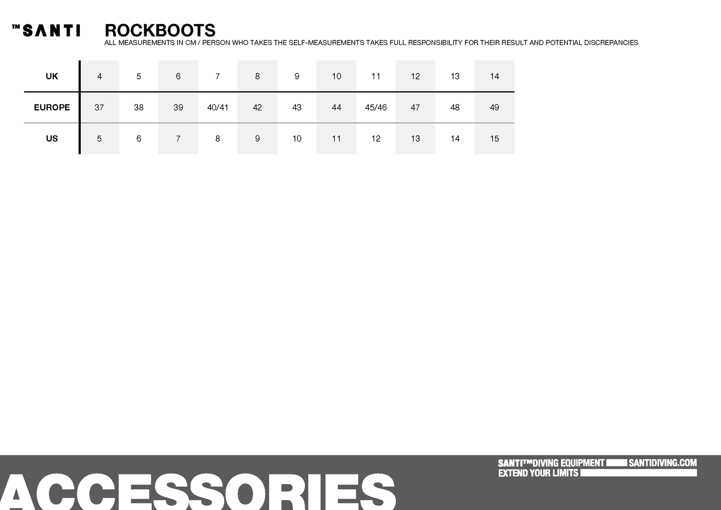 SANTI  DRYSUIT EDGE STANDARD 5% discount instore for TTDC members
